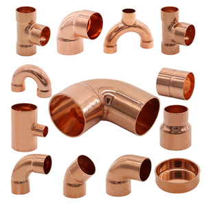 Pabrik penjualan langsung 90 derajat Tembaga siku pipa fitting satu sisi ekspansi tebal dinding tembaga siku untuk Havc dan pipa - Product Image 5