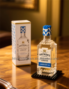 Thiết kế chuyên nghiệp Baileys khối xây dựng thiết lập các chai hình dạng của ly rượu vang Baileys Whisky khối xây dựng thiết lập - Product Image 4