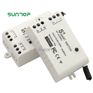 433 MHz Wireless RF 1 canale telecomando AC 110V 220V relè ricevitore 433 MHz trasmettitore modulo portachiavi - Product Image 4