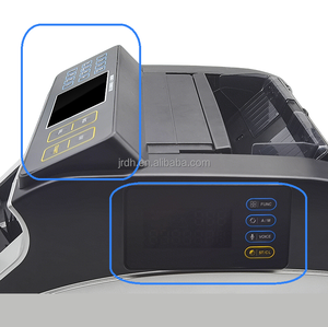 Contador de billetes de carga trasera con pantalla dual, contador de dinero, máquina contadora de dinero, detección de falsificaciones, máquina contadora de dinero - Product Image 2