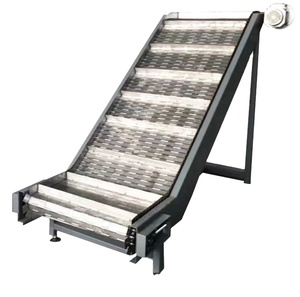 Elevador de placa de cadena 304, elevador de placa de cadena pesada de arena y grava, máquina de escalada de carga y descarga, elevador de placa de cadena
