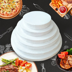 工厂直接可回收定制印刷包装圆形白色烘焙纸轮 - Product Image 1