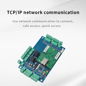 Biometrisches Smart 2-Tür-Zeiterfassungssoftware Access Controller Panel mit TCP IP Wiegand Interface Access Control Board