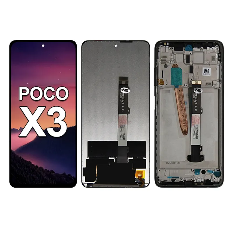 Pantalla Para Poco X3 De fábrica china, piezas De teléfono móvil Xiaomi Poco X3