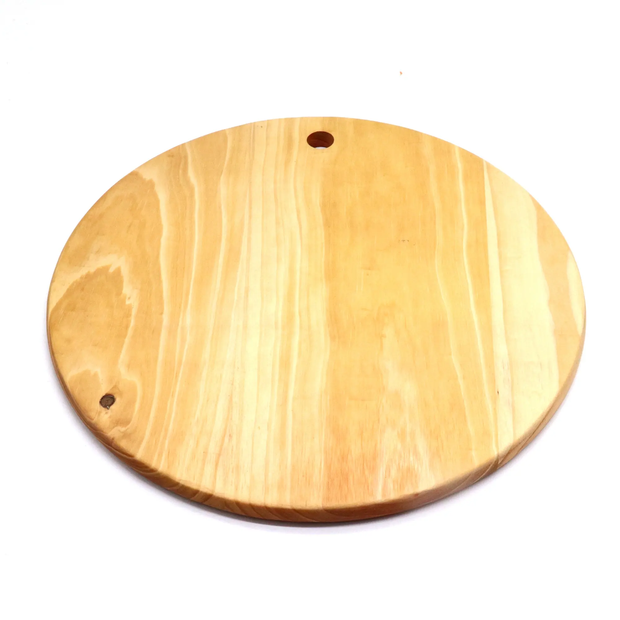 13.5インチ多目的陽江大円形松木製チーズまな板