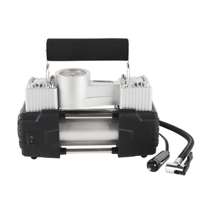 Yüksek performanslı 12V çift silindirli lastik basıncı monitörü işaretçi ekran çakmak fişi araba lastik pompası hava kompresörü - Product Image 3