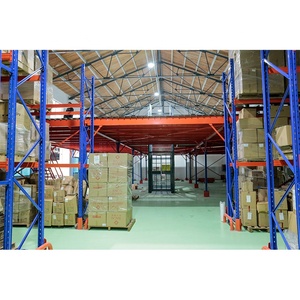免费3D设计多层钢工业夹层平台h型钢夹层架系统仓库夹层地板系统 - Product Image 5