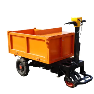 Mini Dumper elettrico in piedi per auto elettrica elettrica elettrica con tre ruote Mini-dumper motore elettrico Dumper sotterraneo HD 48V