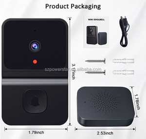 Sistema de timbre WiFi inalámbrico para exteriores inteligente con cámara de intercomunicación de visión nocturna Solución de seguridad para el hogar - Product Image 4