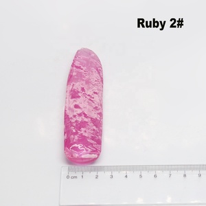 สินค้าใหม่ทับทิมสังเคราะห์2 # สีชมพูสีวัตถุดิบ - Product Image 5