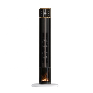 2000W potenza 12 ore funzione Timer portatile PTC ceramica elettrico riscaldatore ventilatore a torre con 3D effetto fiamma telecomando - Product Image 1