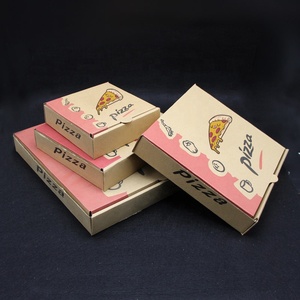 10&quot; Length X 10&quot; Width X 2&quot; Depth Lock Corner Clay Coated Pizza Box by Seven Tree <strong>Products</strong> Kraft Paperboard Bakery Box-<strong>No</strong> Window - Product Image 2