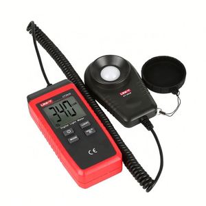 UNI-<strong>T</strong> UT383S Digital Lux Meter 200,000 LUX <strong>High</strong>-Precision Light Meter for Luminance Lux Fc <strong>Testing</strong> with Max/Min Function - Product Image 3