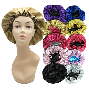 Silky Bonnet Satin Hair Wraps Sleep Wide <strong>Elastic</strong> Band for Women Curly Natural Long Hair Mommy and Me Bonnets - Product Image 3