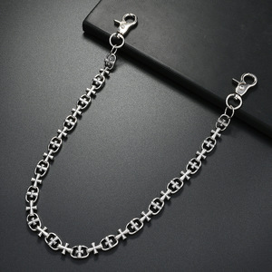 Simple Cross Hanging Pants <strong>Chain</strong> Denim Metal Punk Waist <strong>Chain</strong> with Alloy Jewelry Main Material - Product Image 2