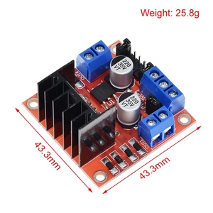 L298 Schrittmotor-Treibers teuer gerät DC Dual H-Bridge Red Motor Driver Controller Board L298N - Product Image 2
