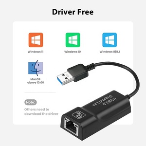 1000Mbps High Speed USB3.0 USB 3.0 <strong>Type</strong>-A to Ethernet RJ45 Gigabit Lan <strong>Network</strong> Card Adapter for Notebook Laptop <strong>Computer</strong> PC - Product Image 5