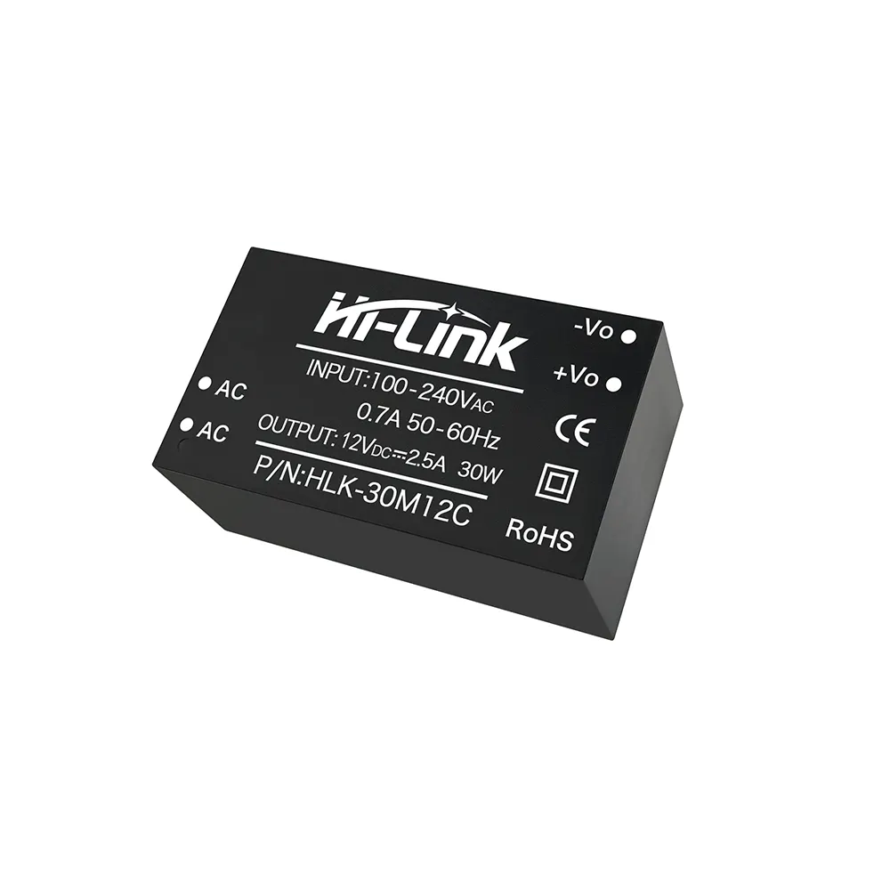 HILINK 30W12V módulo conversor de energia HLK-30M12C 220v/110v ac para dc 12v3a circuito HLK-30M12C fonte de alimentação comutada