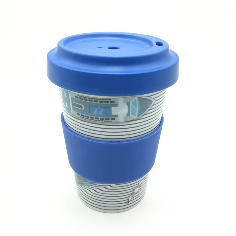 Fashion Decal Printing  cheap disposable coffee cups folding cup bamboo fiber cup bamboo fiber 250ml