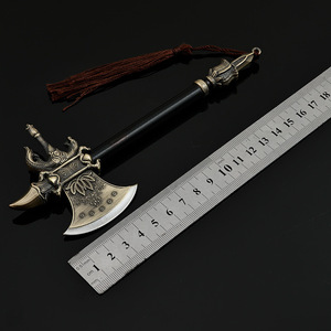 18cm Yang Jian Kaishan Ax siyah efsane: WuKong Erlang tanrı silah oyunu periferik Metal silah modeli süs koleksiyonu zanaat oyuncak - Product Image 5