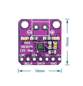 MAX98357 I2S amplificador de Audio Junta módulo Amp Clase D para Raspberry Pi ESP32