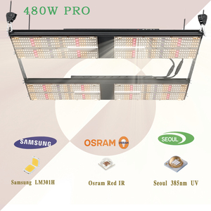 Bava Pro sürümü büyümek lamba 480W kullanımı Samsung LM301H UV 385 kırmızı <span class=keywords><strong>660</strong></span> IR derin 730 kırmızı yedek 1000w hps ışık büyümek