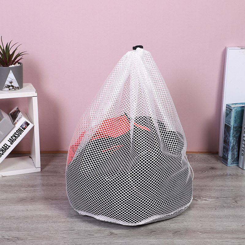 White double eye drawstring - extra large drawstring bag
