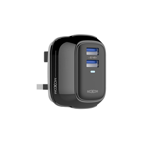 Moxom MOXOM Auto ID 2 USB Ports Android Super Fast <strong>Charger</strong> 2.4A Home <strong>Charger</strong> With Cable Custom Logo Portable <strong>Charger</strong> - Product Image 2