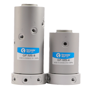 GF Series GF กระบอกสูบนิวเมติกความเร็วสูงเดิม GF2คอนเนคเตอร์หลายทาง4 8 12 16-M5 360องศา - Product Image 1