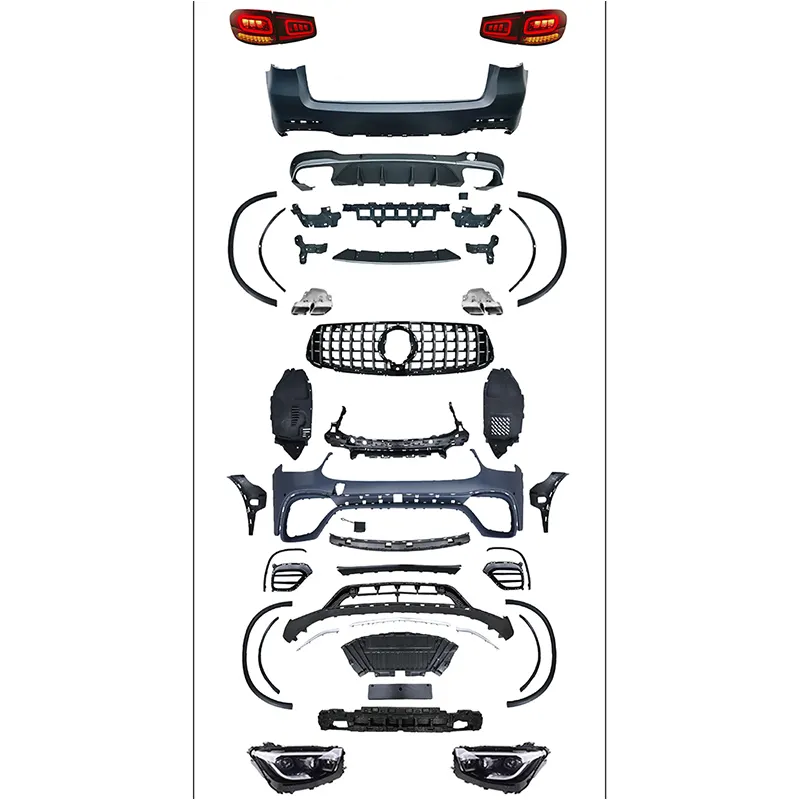 Автозапчасти передний/задний бампер, решетка переднего бампера, боковая юбка, обновляемый Новый GLC63s AMG для Benz GLC X253