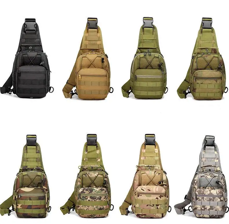 SinSky Ready To Ship Tactical Sling Bag Backpack Outdoor Activities Shoulder Sling Pack Molle Crossbody Chest Pack Bags