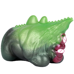 GEEBA <strong>Blue</strong> Shadow Brachiosaurus Animal Ass Inverted Male Masturbator Dual Channel, Wraparound Sensation <strong>Sex</strong> <strong>Toy</strong> - Product Image 1