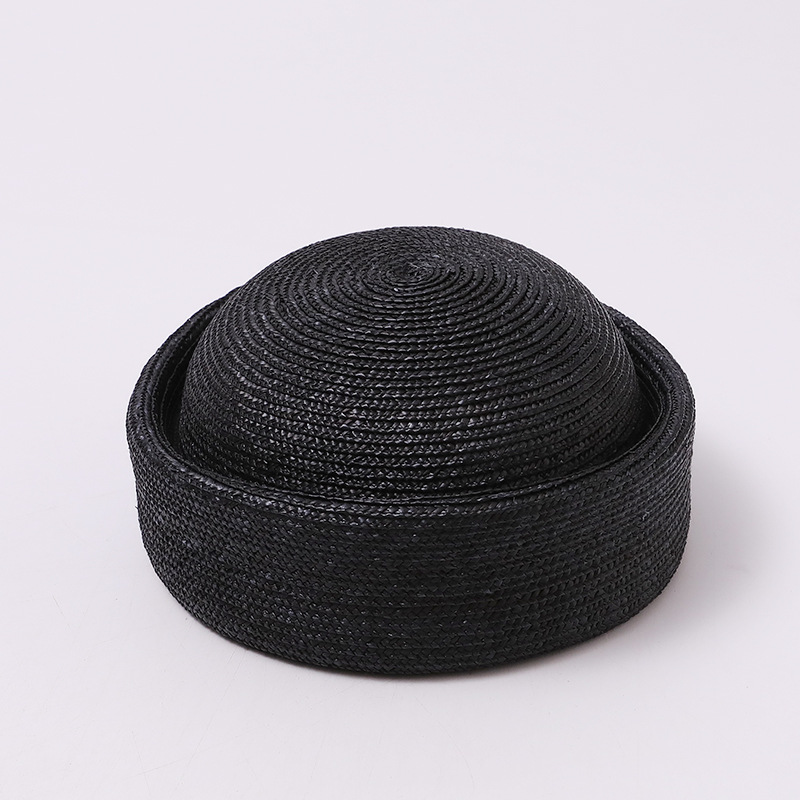 Raffia Straw Black