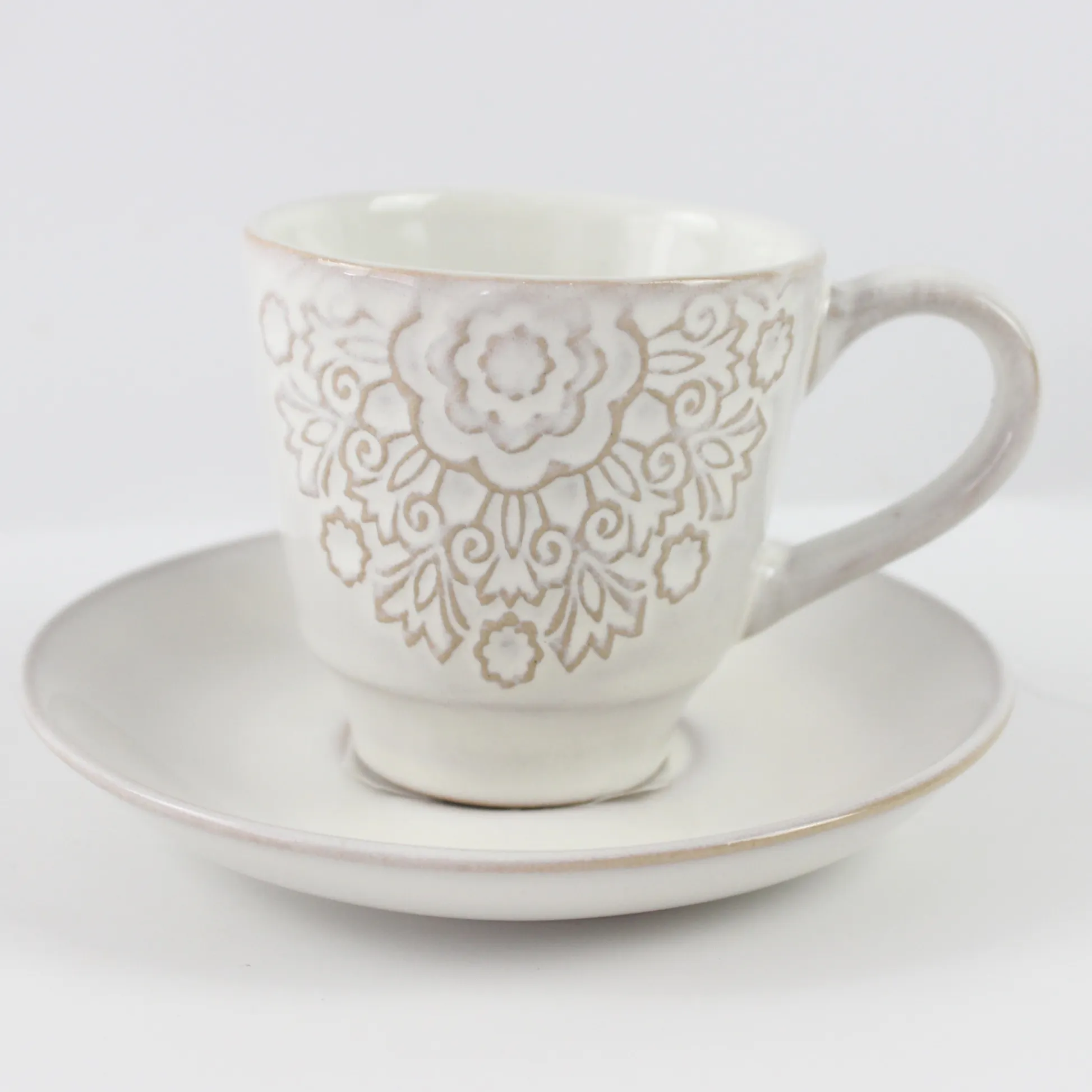 110ML 3.5OZ Teacup and Saucer sets,Cup and Saucer set Porcelain,Ceramic Cup and Saucer set-Factory Wholesale