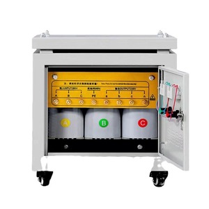 Hochwertiger dreiphasiger 10KVA-Isolationstransformator 400V Ausgang 50Hz Frequenz <span class=keywords><strong>230V</strong></span> Eingangs spulen form