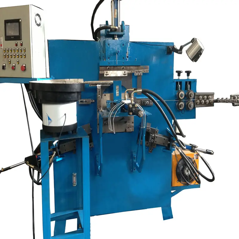 Otomatik Metal tutacak yapma makinesi kova kova Metal kolu üretim hattı