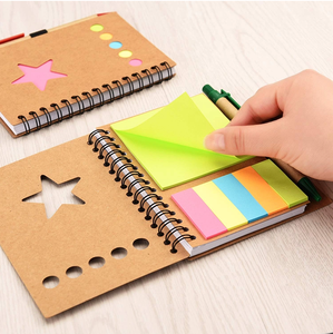 Commercio all'ingrosso personalizzato Memo note adesive bandiera Mini Notebook con penna e note adesive - Product Image 5