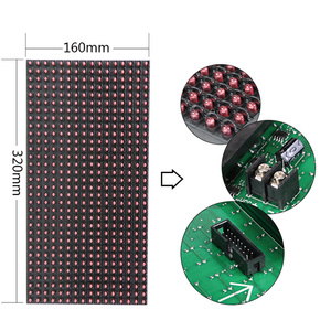 Vendita calda all'aperto P10 LED rosso scorrimento del testo tabellone per il segno del messaggio pubblicitario - Product Image 6
