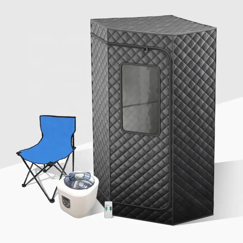 Tenda Sauna uap basah portabel, tenda sauna uap basah, tenda sauna dalam ruangan 4L ukuran penuh andal