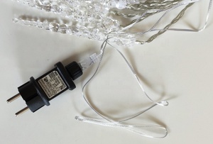 10M24L Low Voltage LED Ice Pick Light 8 <strong>Function</strong> Light <strong>String</strong> 16cm Stalactite Pendant Decorative Light <strong>String</strong> - Product Image 4