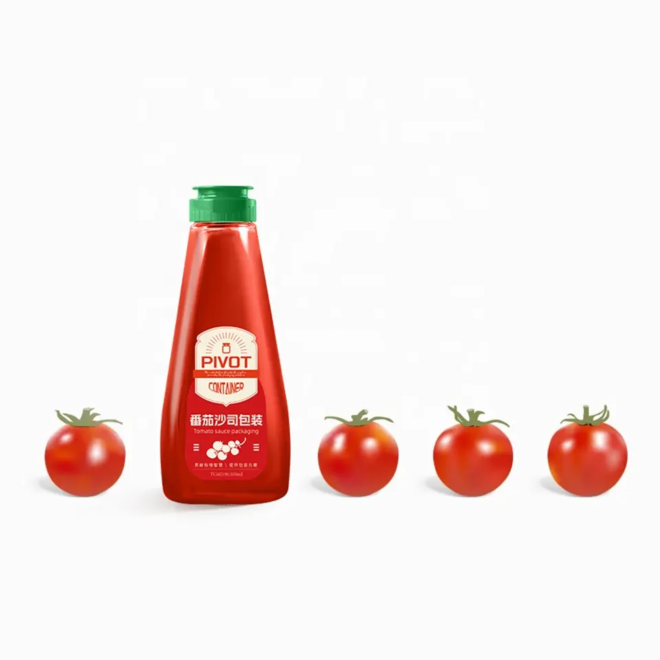 Conteneur De Ketchup Petites Bouteilles De Sauce Paquets Pour Sauces Bouteille Vide En Plastique Bouteill Pe Hot Chilli Sause Mayonnaise 300Ml