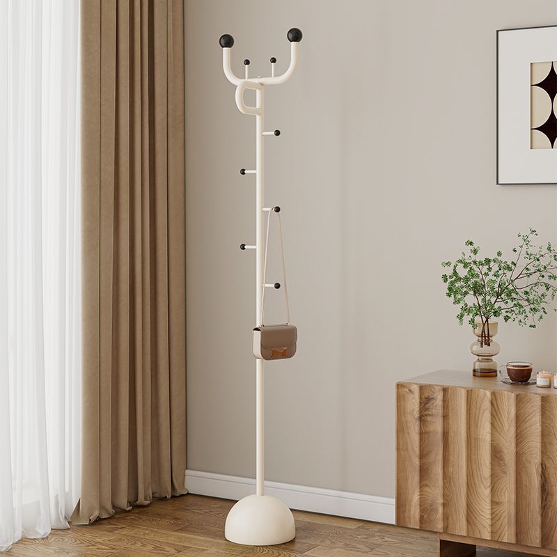 Milk white main rod-black hook