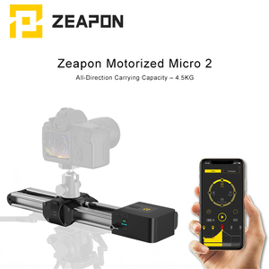 Zeapon Động Cơ Micro 2 Máy Ảnh Rail Trượt Hợp Kim Nhôm Đôi Khoảng Cách Theo Dõi <span class=keywords><strong>Slider</strong></span> Đối Với DSLR Và Không Gương Lật Máy Ảnh - Product Image 1