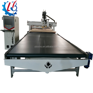 Panel de anidación para muebles, herramienta de disco automática, cambio de fabricación, enrutador Cnc, máquina de corte de madera ATC, tabla de descarga de carga - Product Image 3