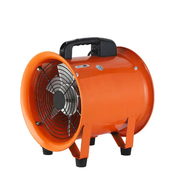 Ventilador móvil monofásico axial portátil Ventilador de ventilación industrial de 8-20 pulgadas
