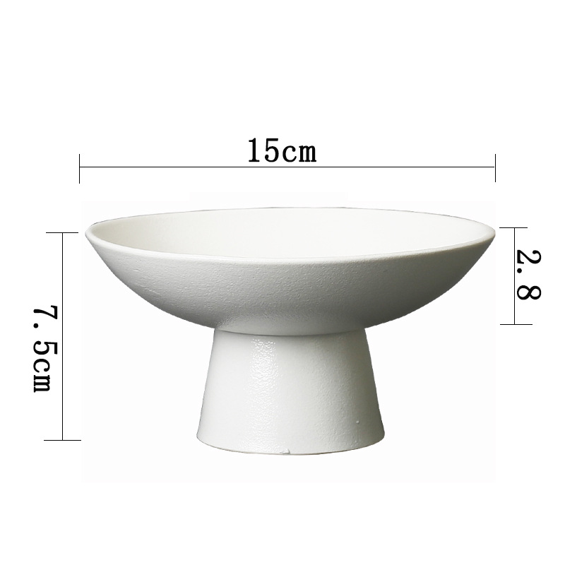 High footed fruit platter white (code-5)