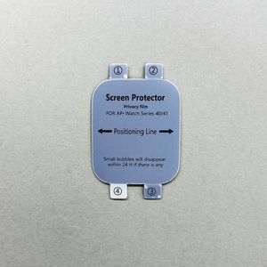 ฟิล์มป้องกันหน้าจอนาฬิกาอัจฉริยะแบบฟิล์ม TPU ไฮโดรเจลสำหรับ Apple Watch Serious 1 2 3 4 5 6 7 8 49 45 44 42 41 40 38มม. ติดตั้งง่าย - Product Image 1