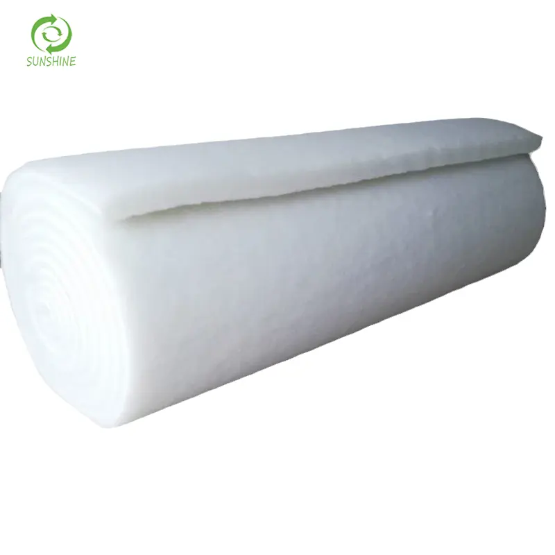 Tela no tejida de poliéster 100% personalizada, tejido de Unión térmica de algodón para colchón y sofá