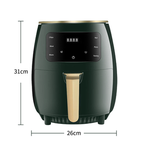 Freidora de aire Digital Silver Crest, controlador de temperatura del horno, pantalla LCD, temporizador, gran capacidad de 3L y 8L, freidora de aire inteligente de plástico negro - Product Image 5