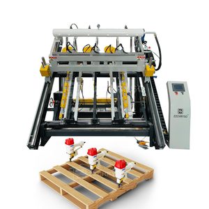 Línea automática de fabricación de palés, apilador de palés, línea de máquina de palés de madera - Product Image 6